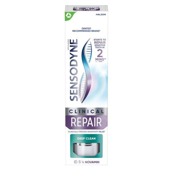Sensodyne Clinical Repair Deep Clean Sensitive Toothpaste 75ml