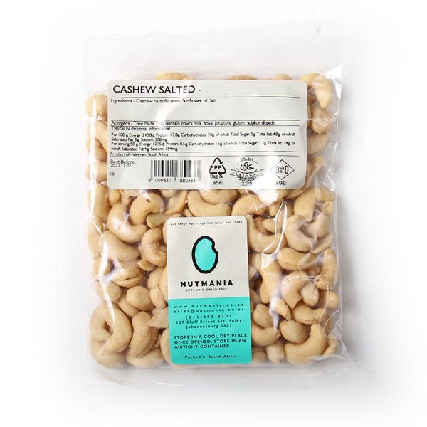 Cashew Roasted &amp; Salted - 500g