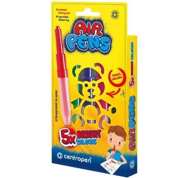 Centropen airpen 5 pcs bright colours