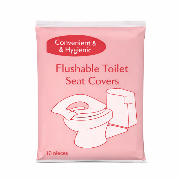 Flushable Travel Disposable Paper Toilet Seat Cover - 2 Packs