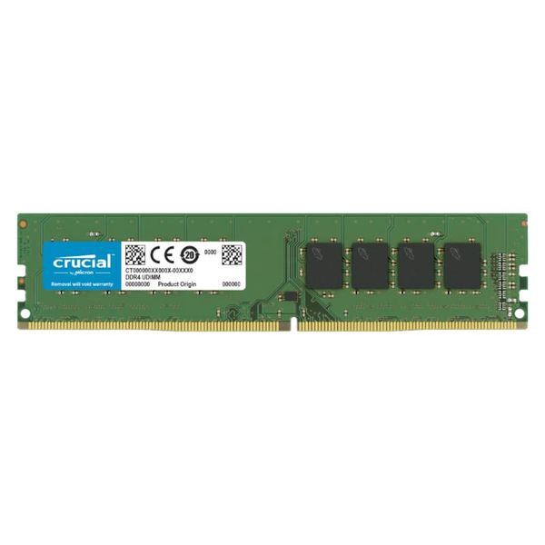 Crucial 4GB DDR4 2666MHz UDIMM Desktop Memory - Green