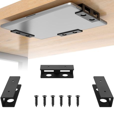 Under Desk Laptop Mount 3PCs Under Desk Shelf Bracket Shop Today. Get it Tomorrow takealot