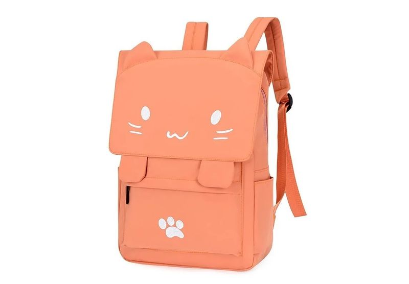 Cute Cat Teenage Simple Rucksack Backpack