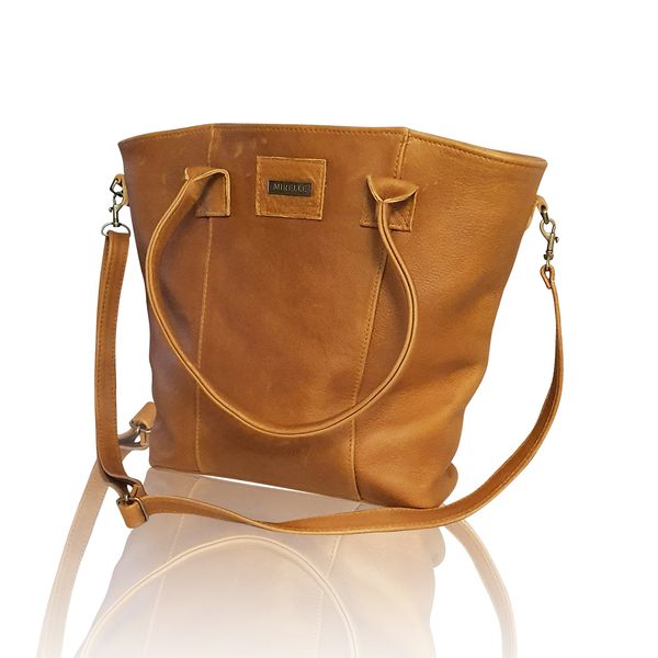 Leather Tote Handbag for Women - Classic Style | MIRELLE
