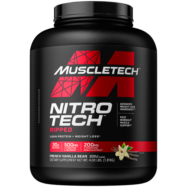 MuscleTech Nitro-Tech Ripped Performance Series French Vanilla Bean- 1.81kg