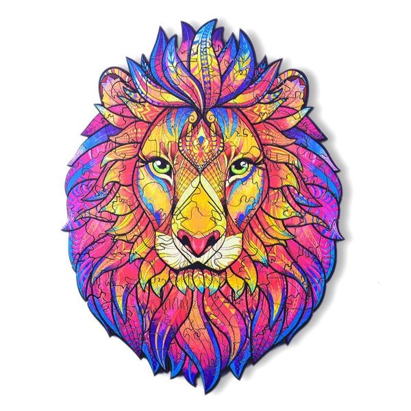 Puzzle Wooden Bright Lion A4