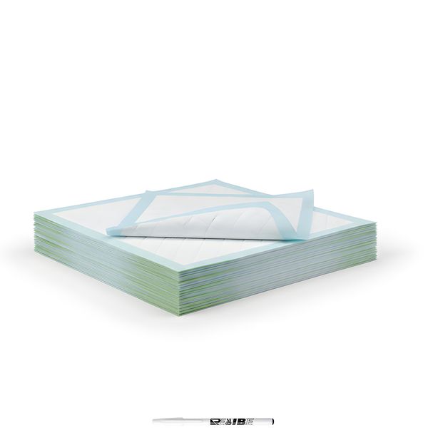 50Pcs Dog Pee Training Pads - Super Absorbent &amp; Leak-Proof With ReVibe Pen