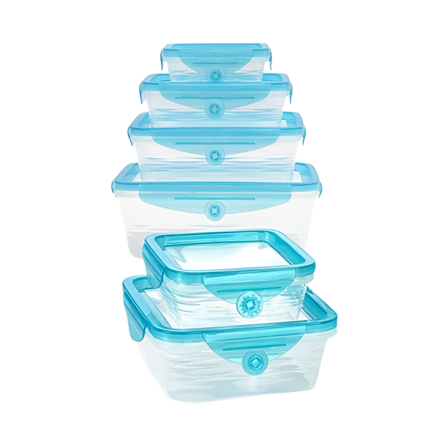 6-Piece Stackable Airtight Food Storage Container Set A-521