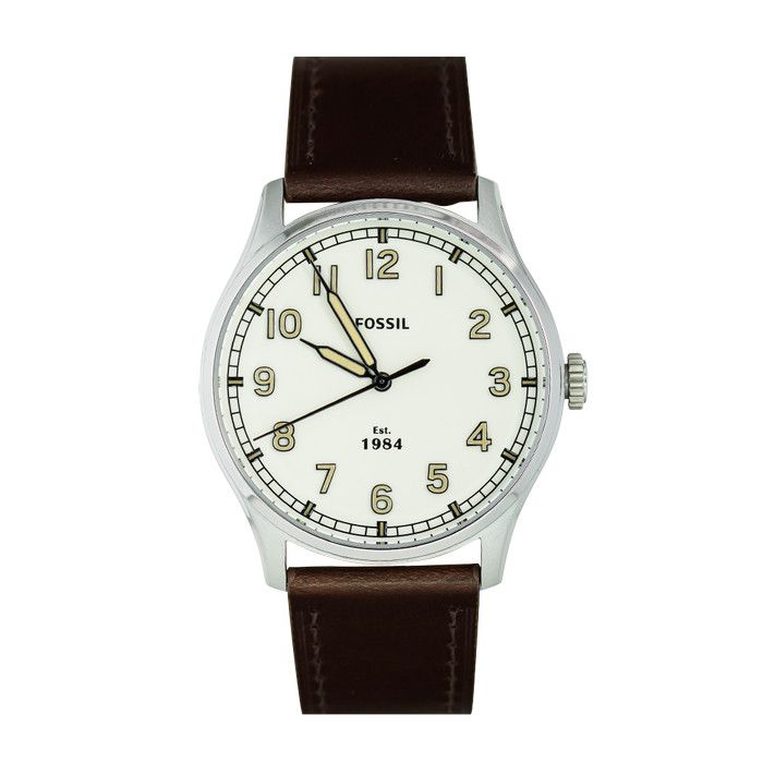 Fossil Dayliner Mens Brown Leather Watch FS5927 Shop Today. Get it