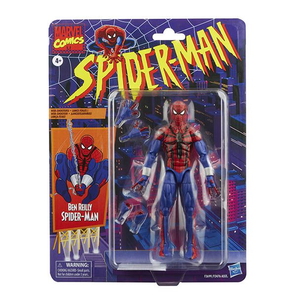 Spiderman-Legends Classic Retro Ben Reilly Spider-Man Figure