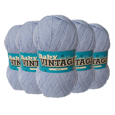 Elle - Baby Family Knit Vintage Yarn (5 x 100g pack)