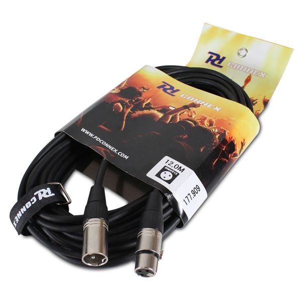 PD Connex CX100-12 DMX Cable XLR Male - XLR Female 12m