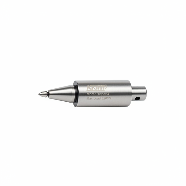 Krafft Live Centre Morse Taper 4 for Lathes - 3200N Load Capacity