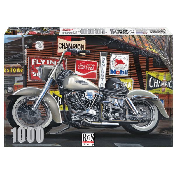 RGS Group Old Motorcycle 1000 Piece Jigsaw Puzzle