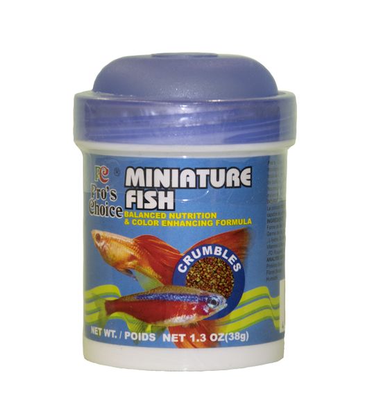 Pro's Choice Miniature Fish Crumble - Colour Enhancing Formula - 38g
