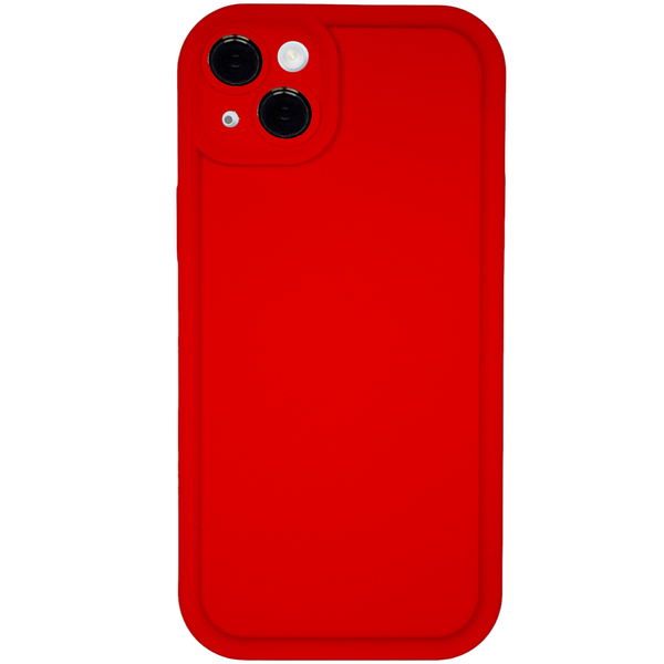 Red - Phone Case with Pro Camera &amp; Bubble Edge - Iphone 15