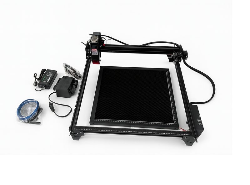 10W Desktop Laser Engraver &amp; Cutter - Precision Diode Module with Honeycomb