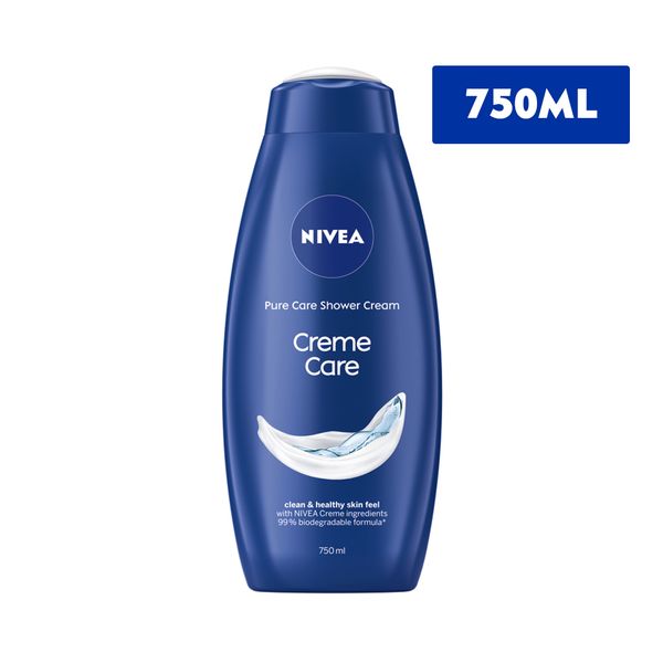 NIVEA Creme Care Shower Cream Body Wash, 750ml