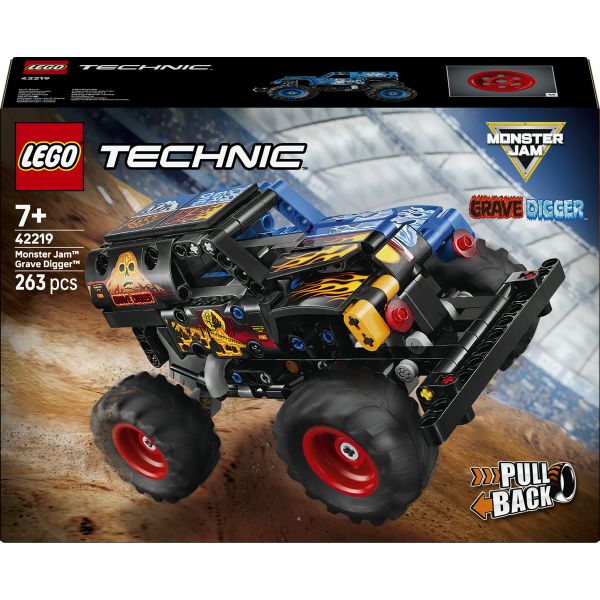LEGO® Technic Monster Jam™ Grave Digger™ Fire and Ice 42219