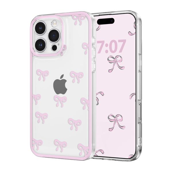 Compatible With IPhone 13 Pro Max Case With Cute Bowknot Pattern