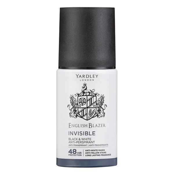 Yardley English Blazer Invisible Black &amp; White Anti-Perspirant 50ml