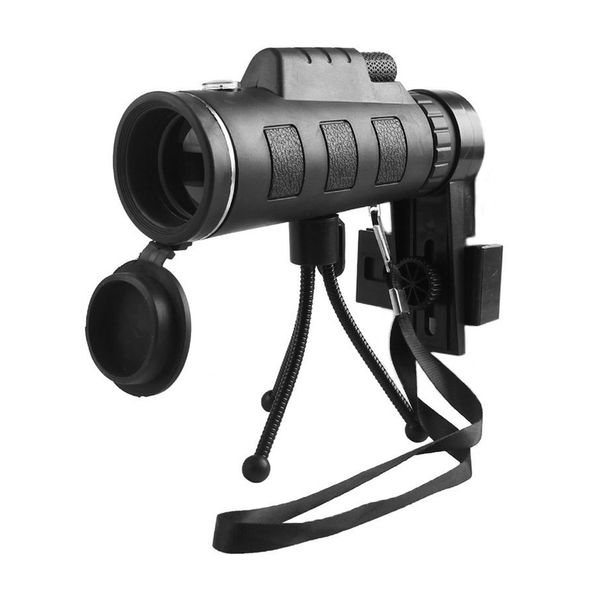 NAVSTAR 12X Magnification 50mm Lens Monocular Phone Mount Telescope
