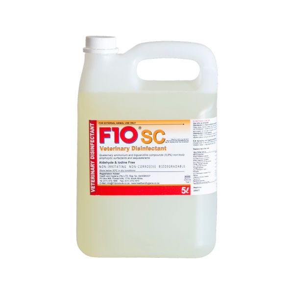 F10SC Veterinary Disinfectant 5l