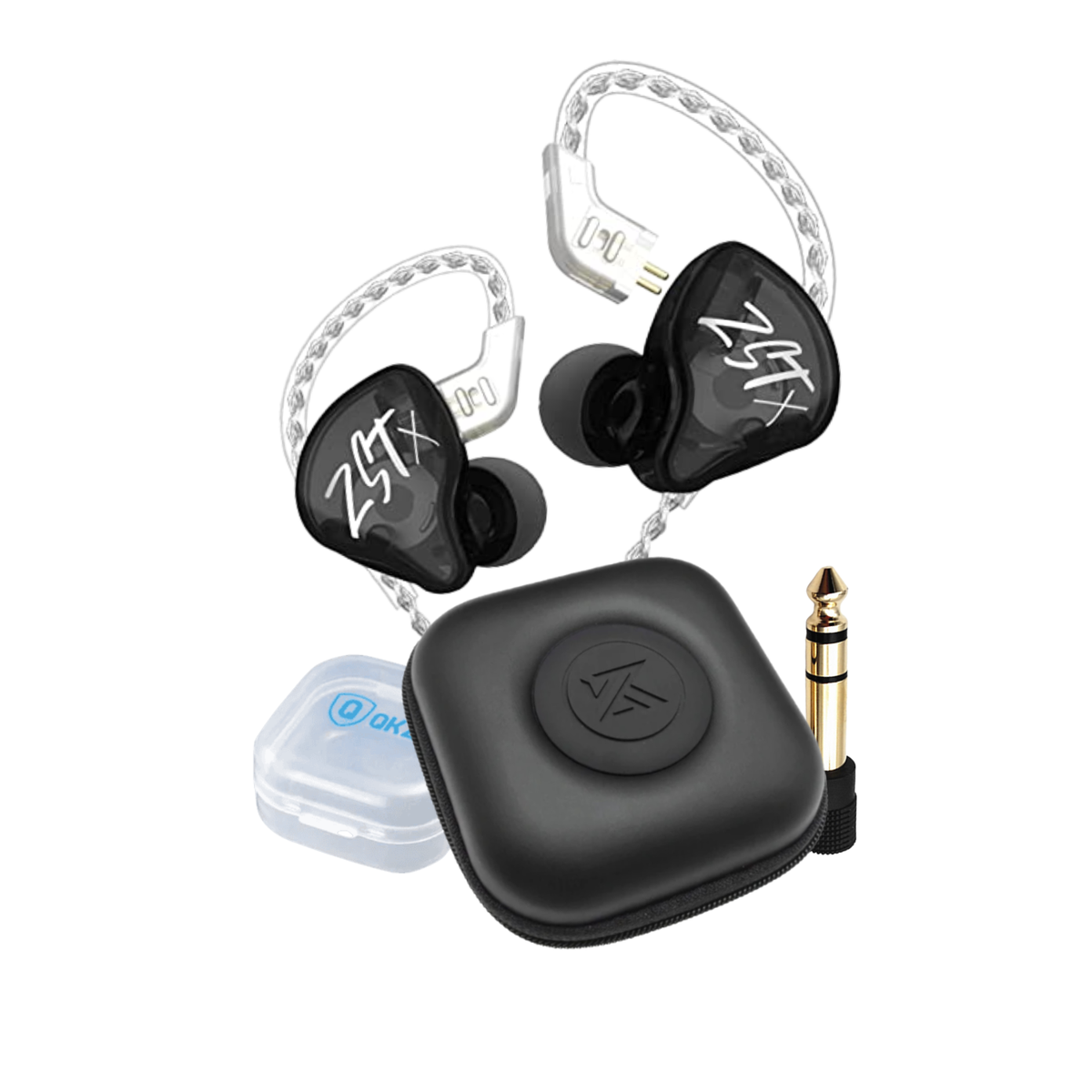 KZ ZSTx In-Ear Monitor & Accessories Starter Pack - Black | Shop