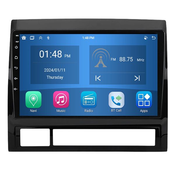 4G+64G Car Radio CarPlay GPS Compatible with Tacoma 2 N200 Hilux 2005-2015