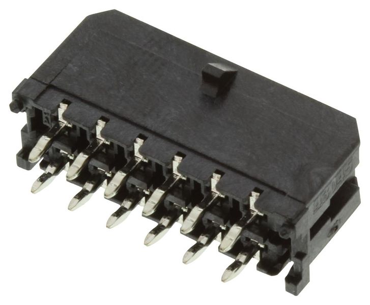 Molex (43045-1212) Pin Header, Power, 3 mm, 2 Rows, 12 Contacts