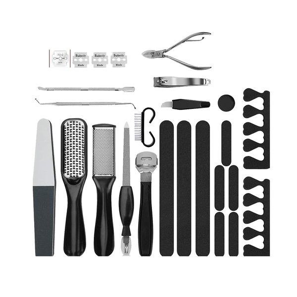 23 in 1 Stainless Steel Professional Pedicure Tools Set