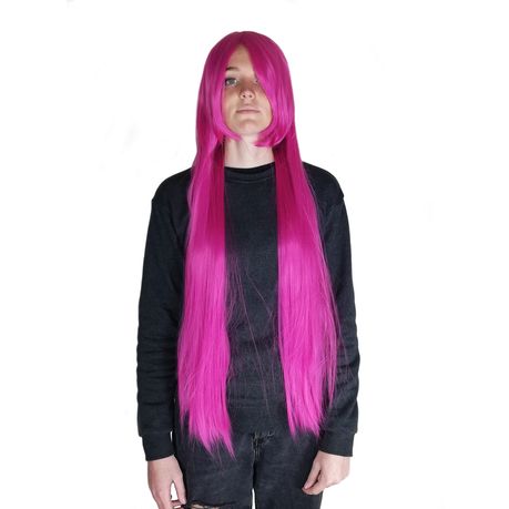 100cm pink clearance wig