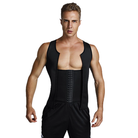 Compression Body Sculpting Underwear Vest with Hook and Zipper for Men, Shop Today. Get it Tomorrow!