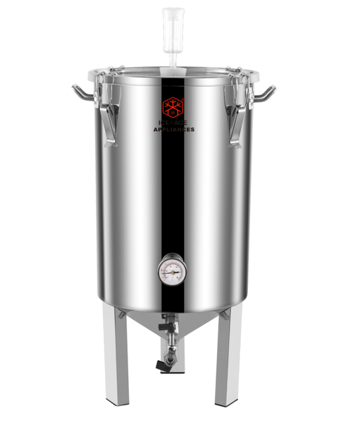 Iceage 30 L Steel Conical Fermenter for Home Brewing