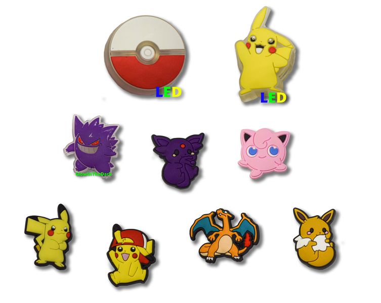 Pokemon Shoe Charm Bundle