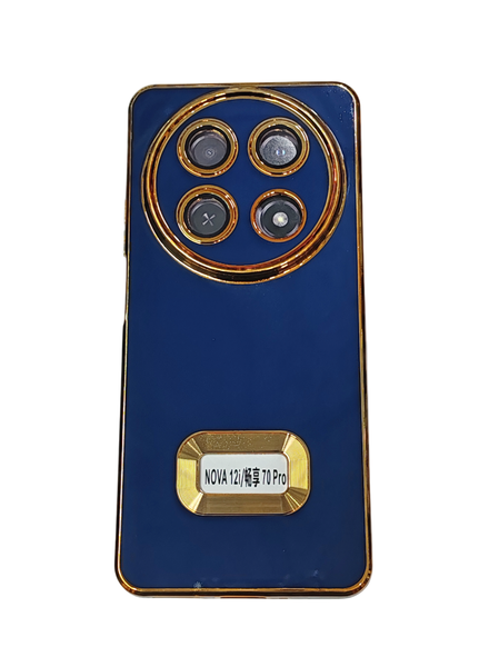 Electroplated Design Phone Cover Compatible With Huawei Nova 12i