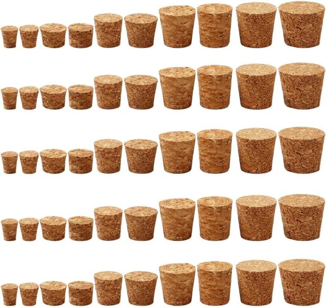 Natural Soft Cork Bottle Plugs 10 Sizes Wine Beverage Preserving