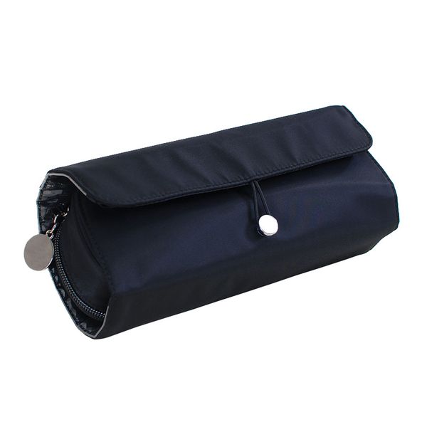 Makeup Brush Storage Bag Cosmetic Box Roll Black 1pc