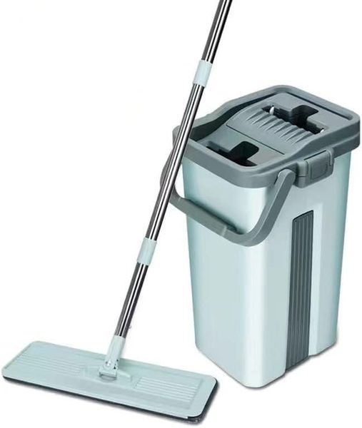 360 Rotating Head Floor Mop with Squeezer and Stainless Steel Handle