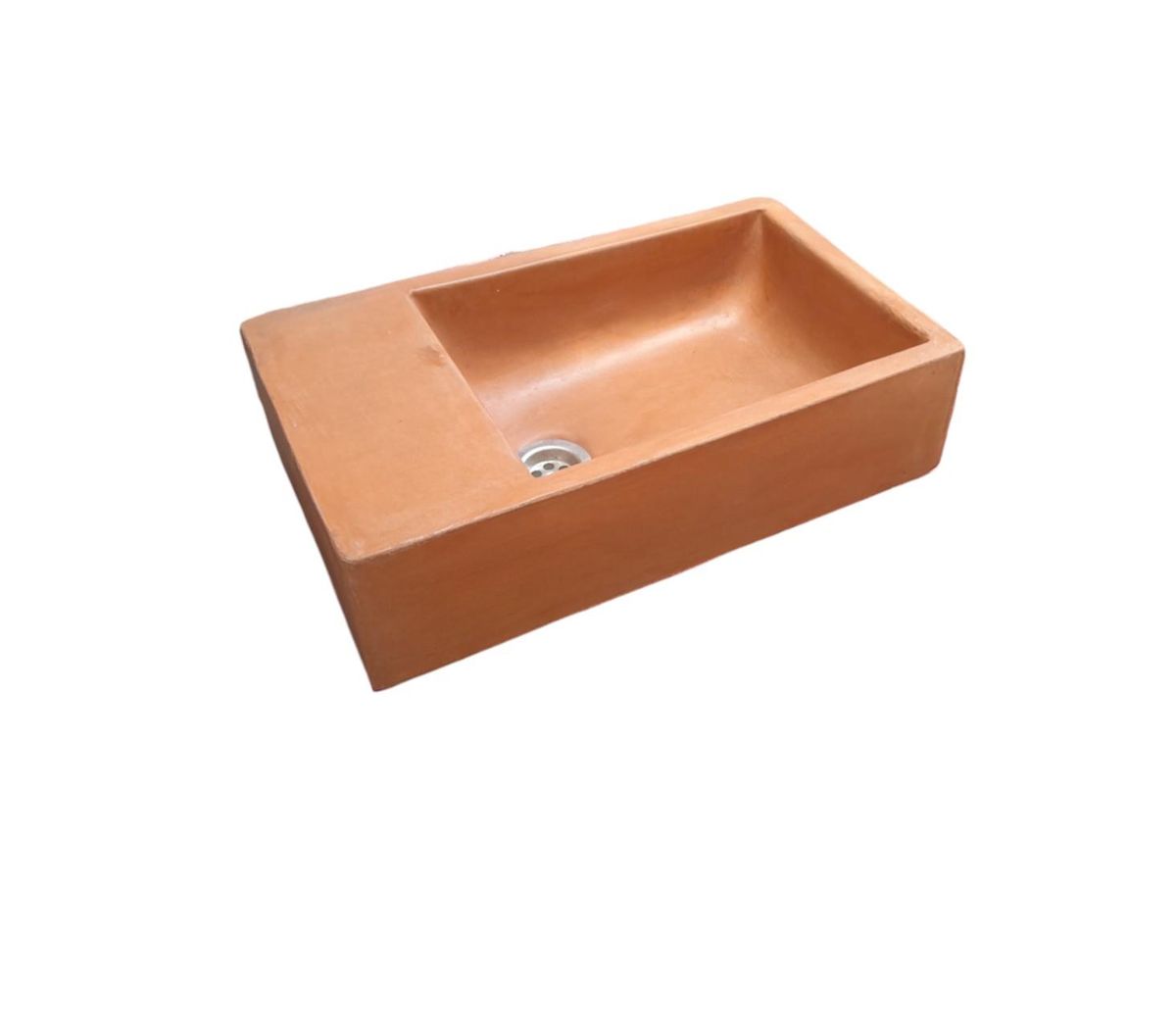 Terracotta Concrete Basin/Sink 420x240x115mm High Quality Concrete