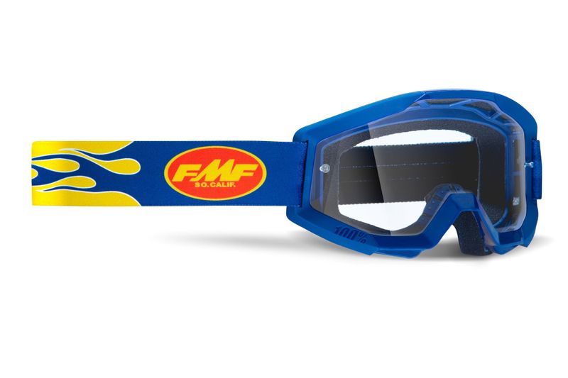 Fmf Powercore Flame Navy Clear Goggle image