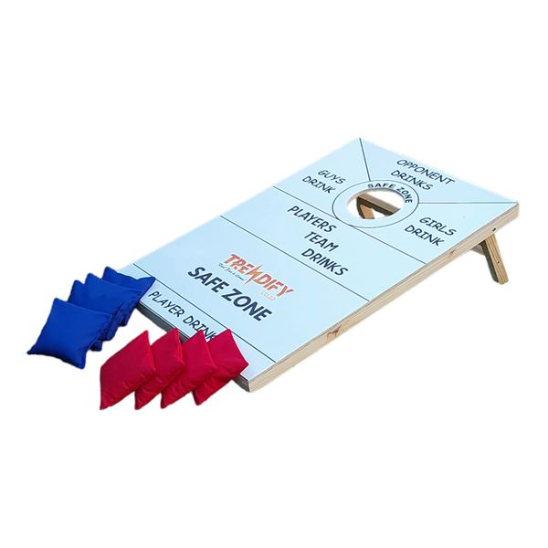 Trendify Giant Party Single Board Cornhole Game