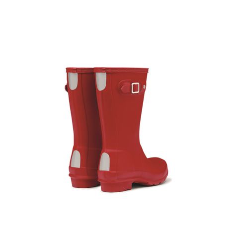 Kids hunter boots red best sale