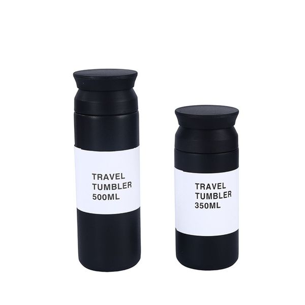 2 Pack High-Value Stainless Steel Thermos Cup Set - Black