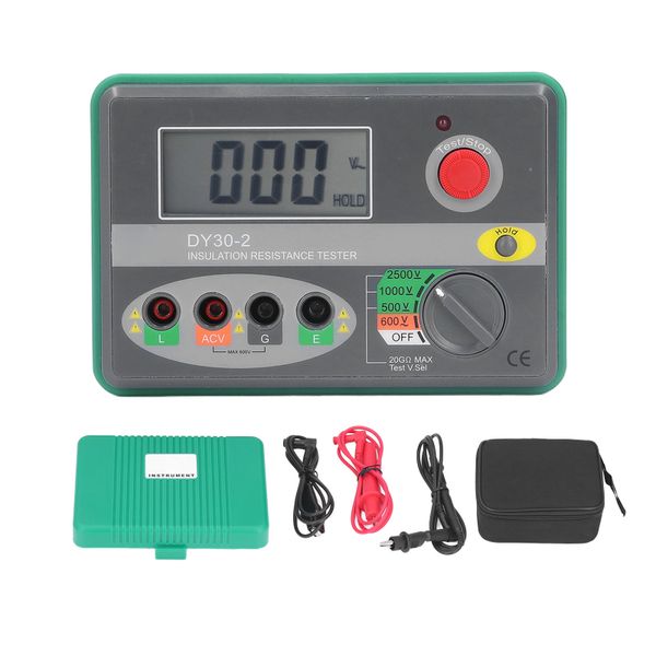 Insulation Resistance Tester LCD Display Digital Megohmmeter