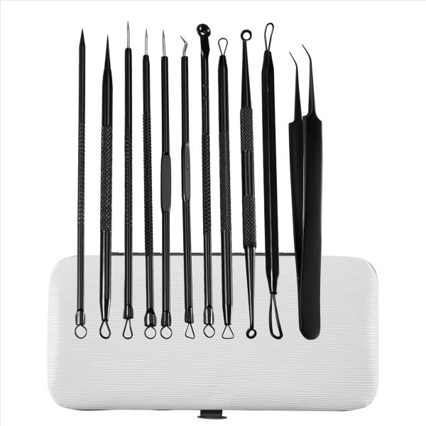 Blackhead Remover Pimple Popper Tool Kit 11 Pcs Acne For Blackhead