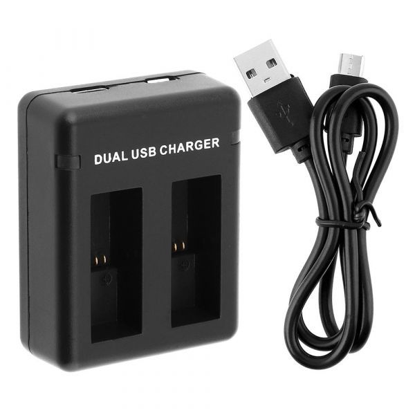 BIA Dual USB Battery Charger for GoPro Hero 5