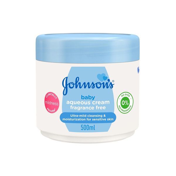 Johnson's Baby Aqueous Cream - 2 x 500ml