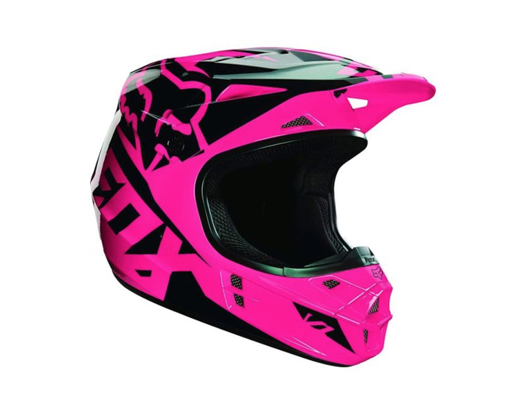 Fox V1 Race Red/Black Helmet