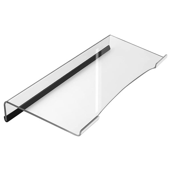 Acrylic Tilted Keyboard Holder for Ergonomic Typing Office Desk B